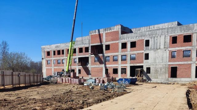 Новая детская поликлиника строится в Казани по нацпроекту