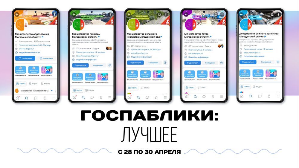Госпаблики: лучшее за неделю