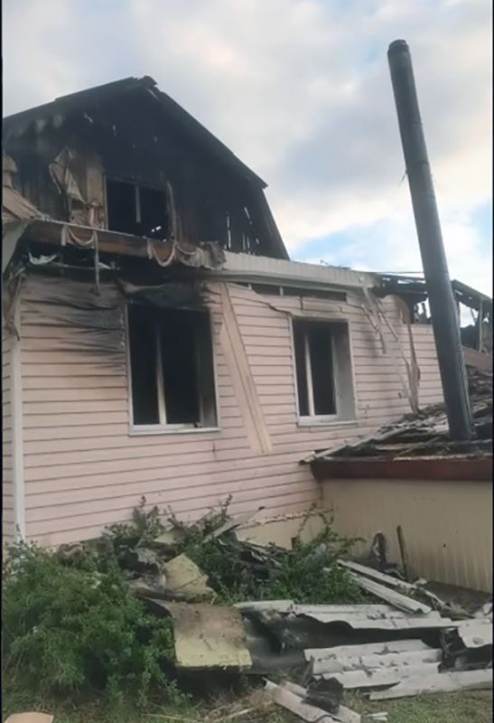 В Улан–Удэ у многодетной семьи сгорел дом
