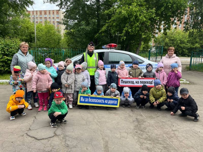 Омская Госавтоинспекция провела интерактивный урок безопасности для дошкольников