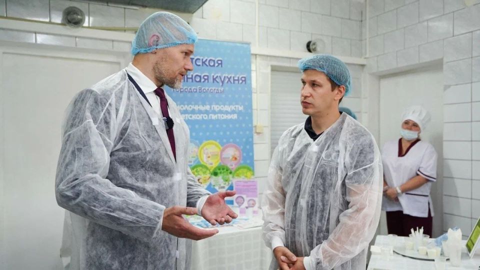 Сенатор оценил работу вологодской детской молочной кухни