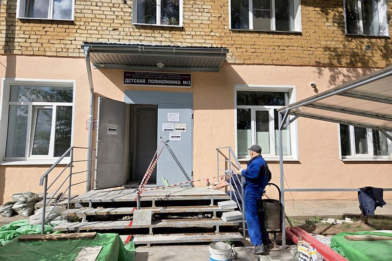 Кировская детская поликлиника №3 готовится к открытию после капитального ремонта
