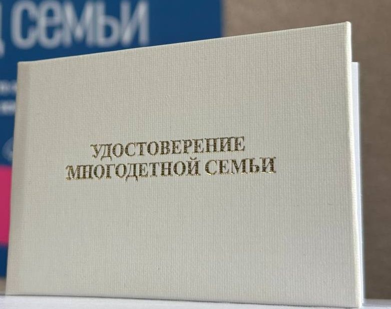 Почти 22 тысячи многодетных семей в Саратовской области получили удостоверения нового образца