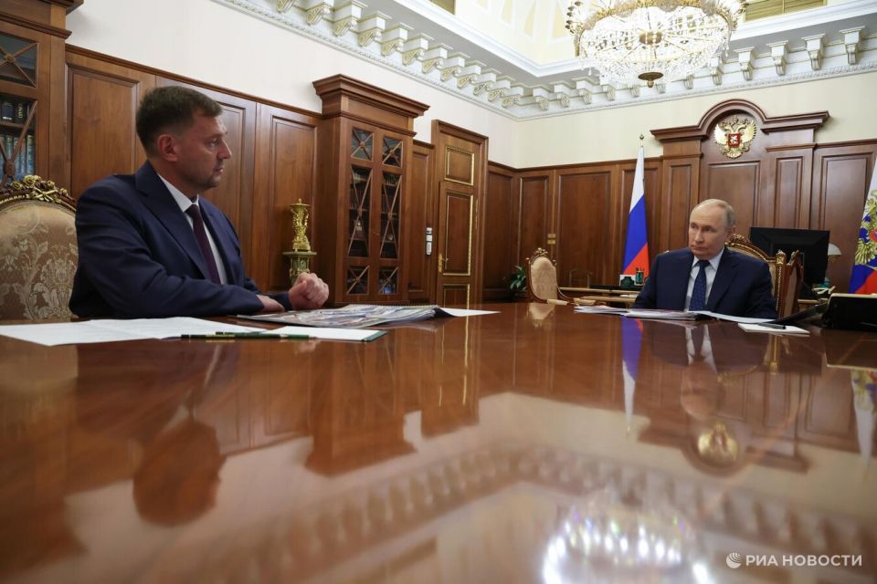 Балицкий рассказал Путину о строительстве детской больницы в регионе