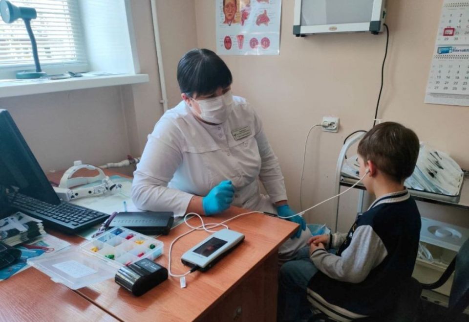 Новое оборудование для проверки слуха поступило в пензенскую детскую поликлинику