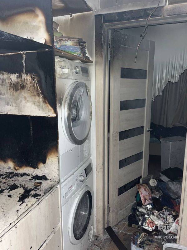 Два возгорания стиральных машин потушили пожарные в Башкирии