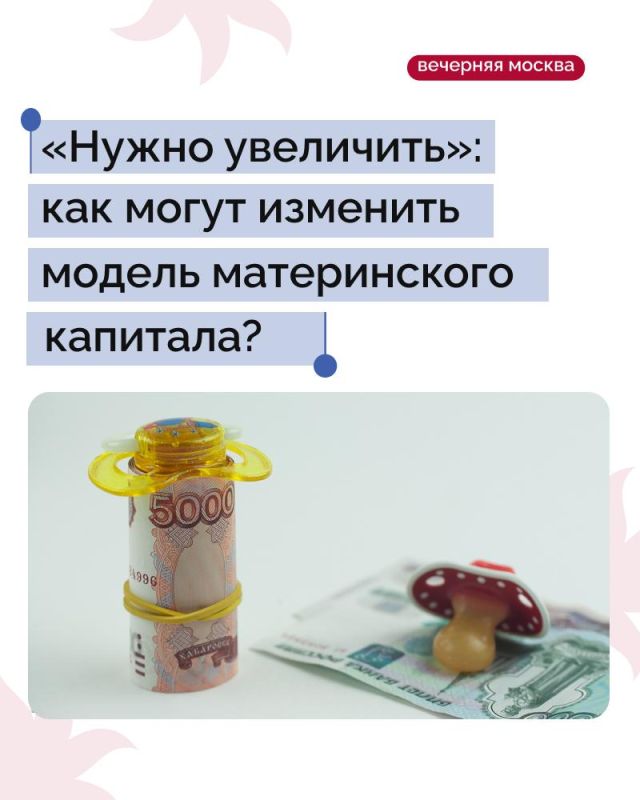 Программу материнского капитала планируют обновить, чтобы стимулировать рождение второго и последующих детей