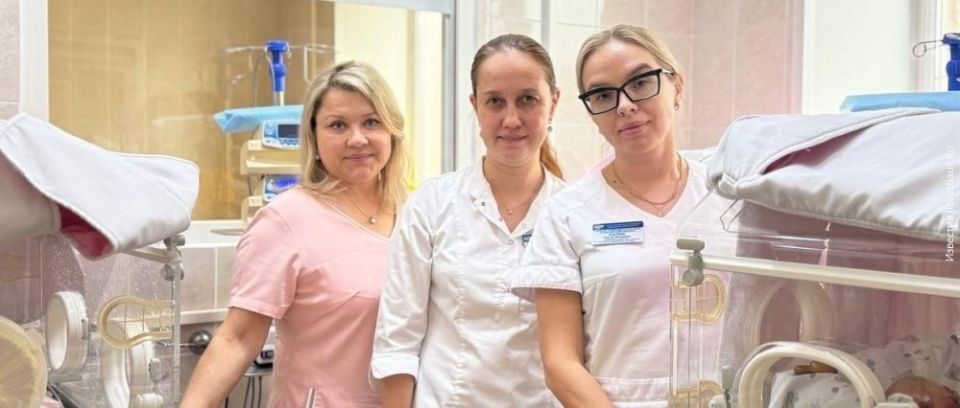 В Перинатальном центре Удмуртии родилась первая в этом году тройня