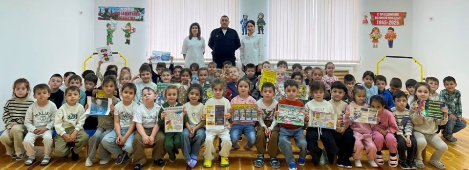 Воспитанники детских садов Кабардино-Балкарии стали участниками обучающего занятия «Дорога без опасностей»