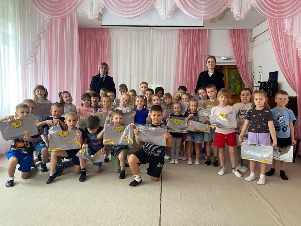 Сотрудники Госавтоинспекции города Тулы продолжают проведение занятий по Правилам дорожного движения с воспитанниками детских садов