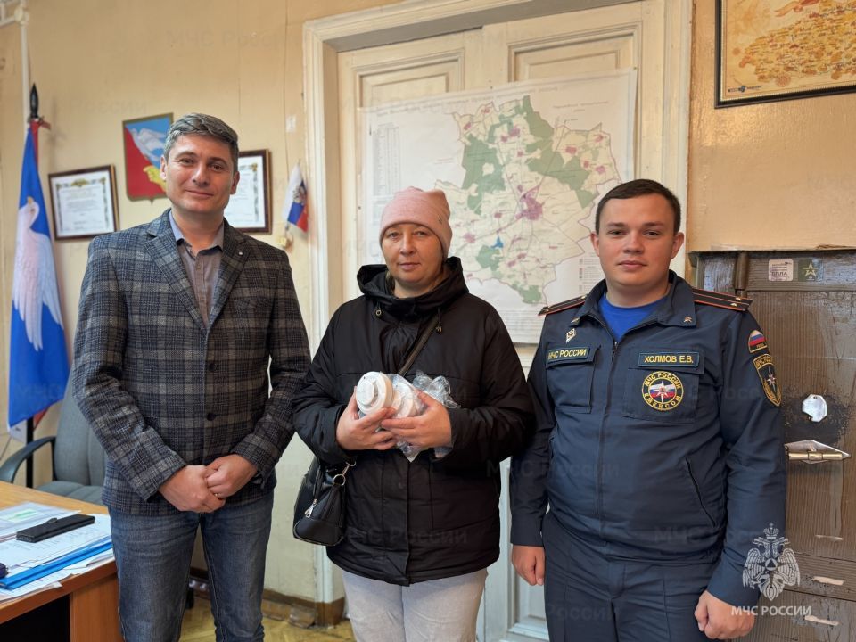 Многодетные семьи Ивановской области получают автономные пожарные извещатели
