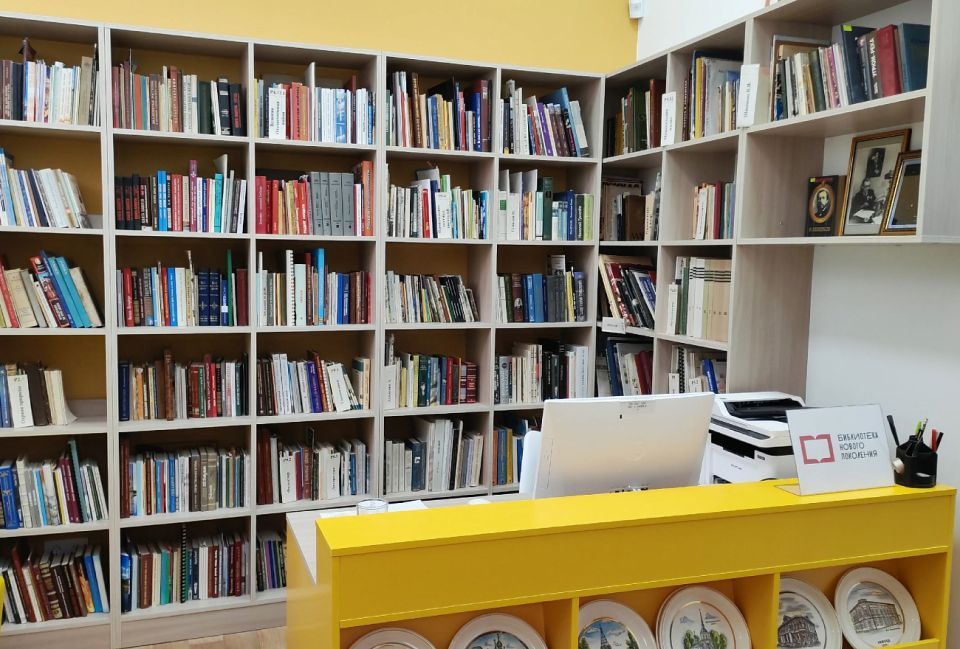 В библиотеке города Бежецка Тверской области открылось современное культурно-образовательное пространство