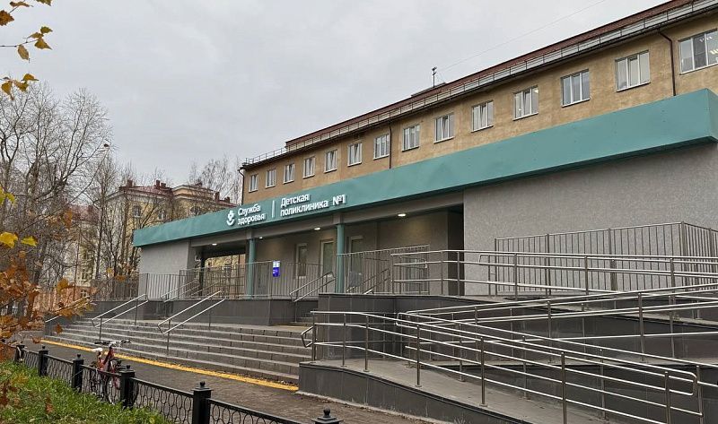 В поликлинике детской больницы Северодвинска завершается капитальный ремонт