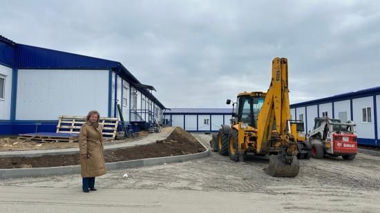 Модульное здание женской консультации в деревне Грановщина закончат возводить до конца года