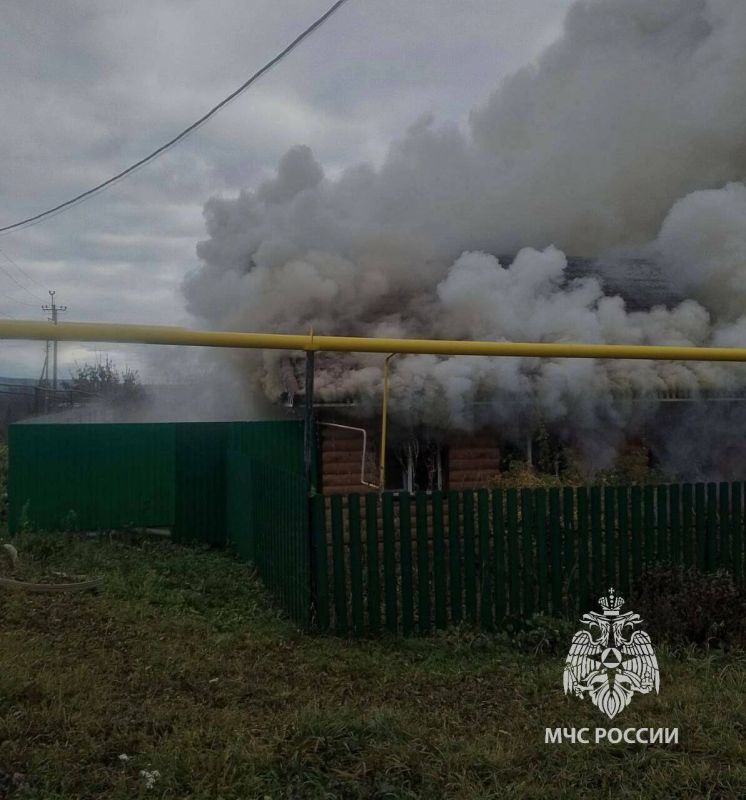 В Заинске многодетная семья спаслась из горящего дома