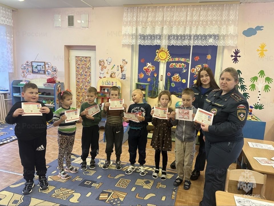 Дошколятам – о недопустимости и опасности игр с огнём!