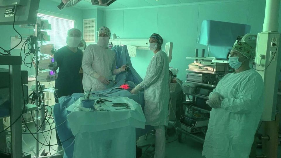 В Крыму у новорожденной удалили огромную опухоль