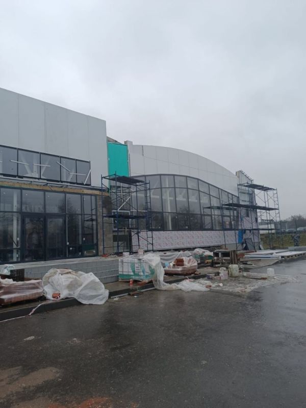 В поселке Ковровского района возведение физкультурно-оздоровительного центра отстает от сроков