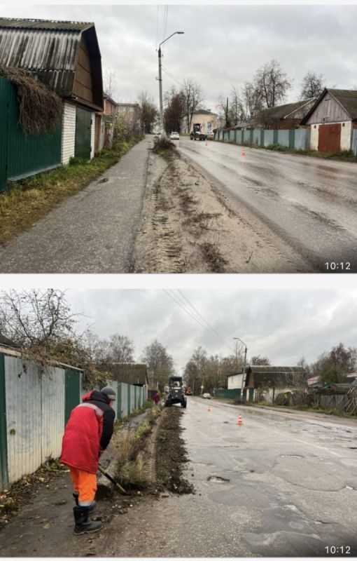 В Гусь-Хрустальном тротуар у детской поликлиники был в ненадлежащем состоянии