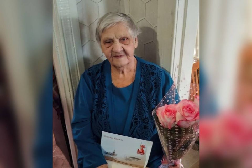 Жительница Хакасии Валентина Букач отметила свое 95-летие