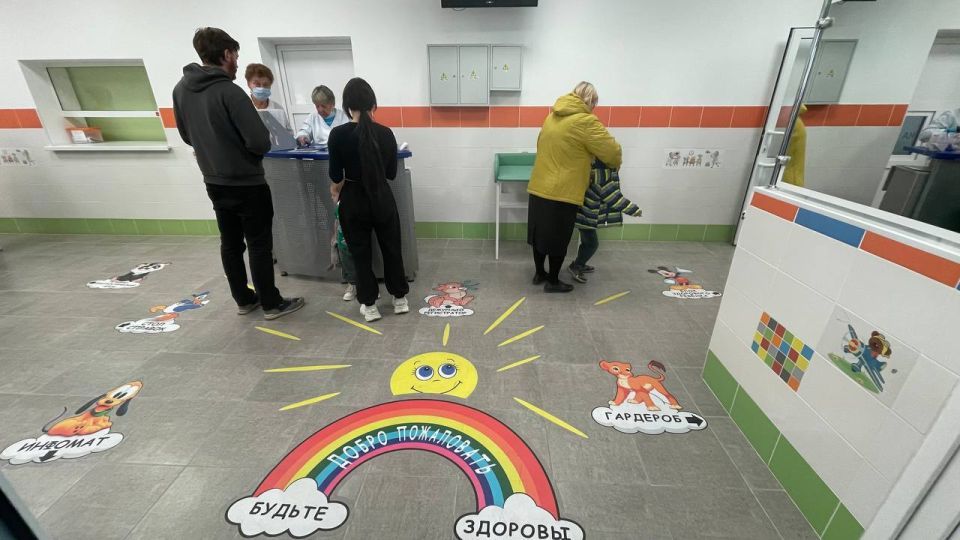 В детской поликлинике № 6 Ворошиловского района Волгограда завершен капитальный ремонт