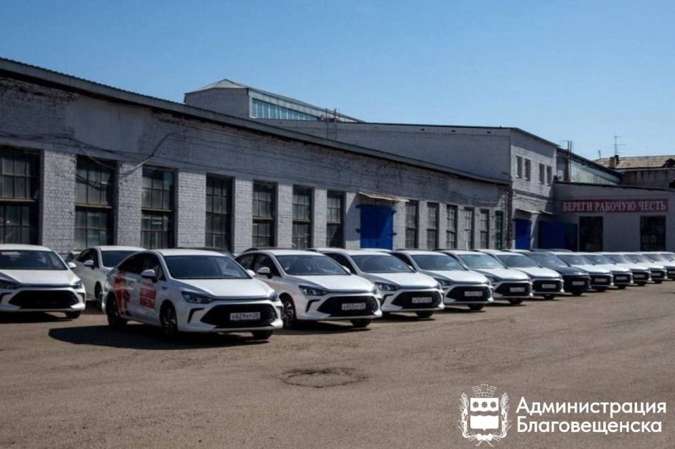 Эко-такси: благовещенские муниципальные автомобили перевели на газовое топливо