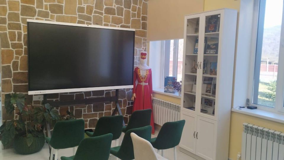 В селе Алкун Ингушетии модернизировали библиотеку по федеральной программе