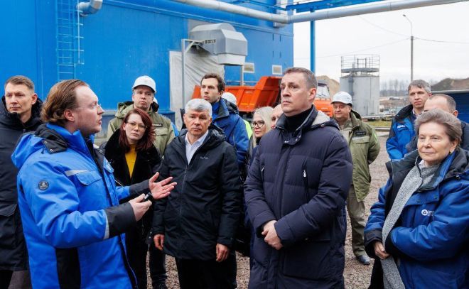 Дмитрий Патрушев посетил экопромышленный парк в Гатчинском округе