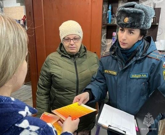 Профилактические мероприятия с многодетными семьями, направленные на предупреждение пожаров