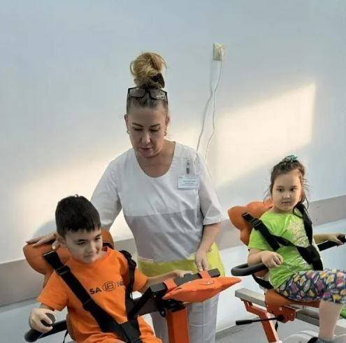 Детская больница в Стерлитамаке получила новый реабилитационный тренажер