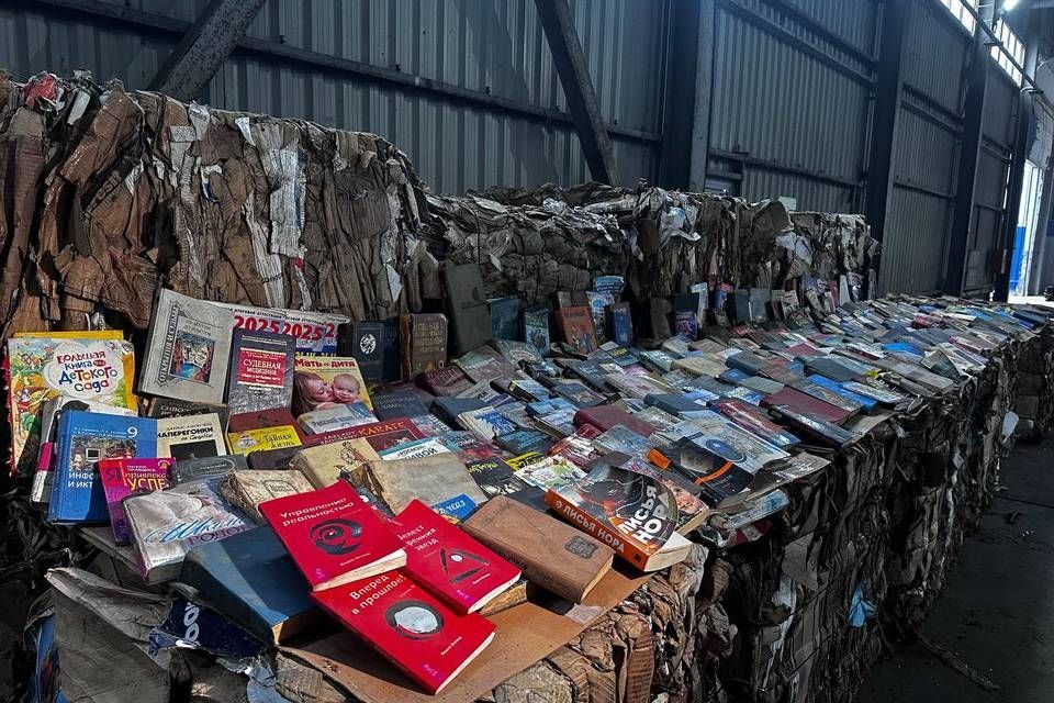3000 книг выкинули волгоградцы на мусорку