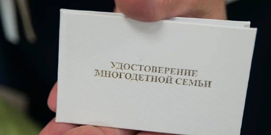 Более 28 тысяч саратовских многодетных семей получили новые удостоверения