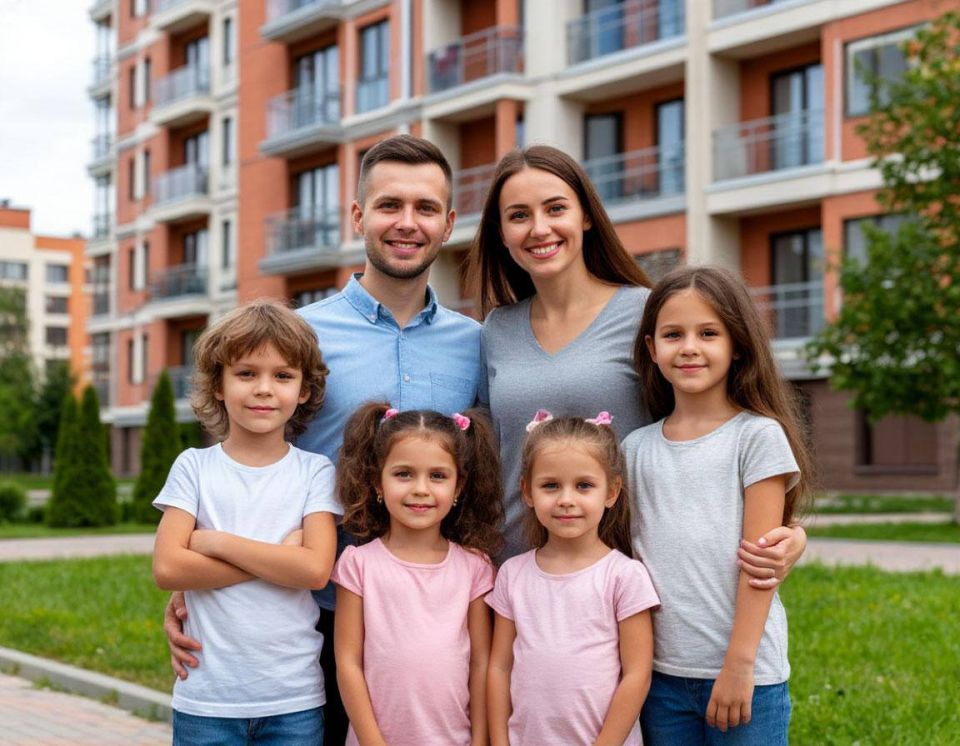 669 многодетных семей Калининградской области получили выплату на погашение ипотеки