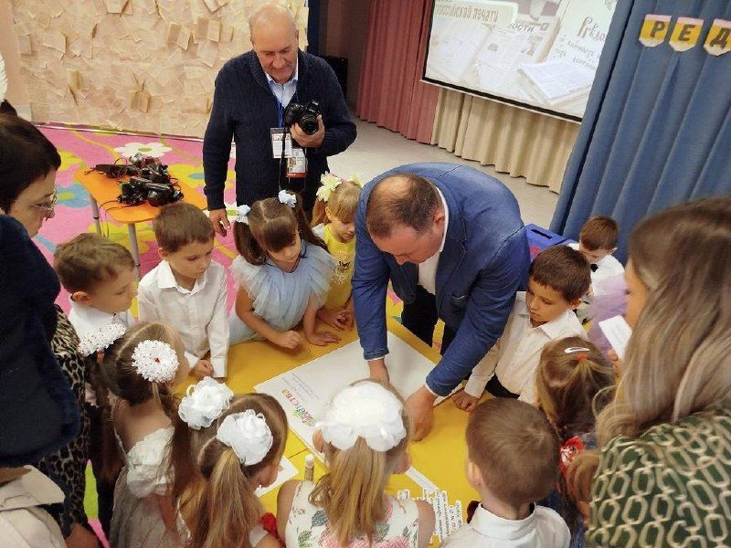 В курском детском саду №21 прошёл праздник «Шаг в мир печати»