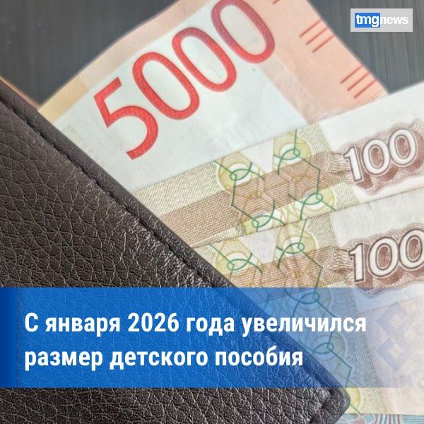 В Туве детские пособия выросли с 1 января 2026 года