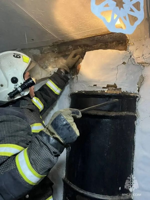 Пожар в доме многодетной семьи