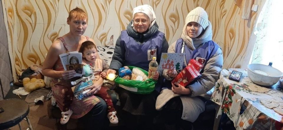 «Экипаж Милосердия» Порт-Артурского храма 15 января посетил многодетные семьи Кургана