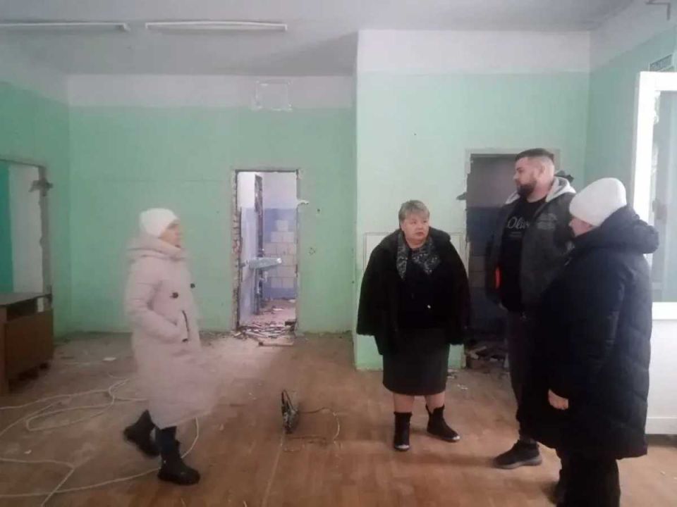 В хвойнинском селе Песь приступили к ремонту детского сада