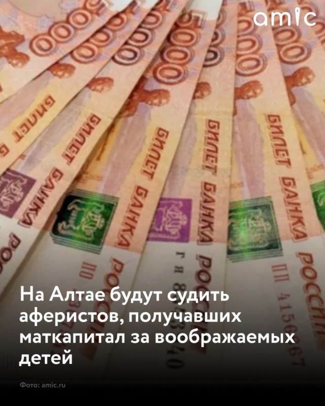 В Бийске будут судить членов преступной группы, которые незаконно обналичивали материнский капитал, полученный за несуществующих детей