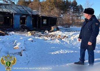 В Приамурье прокуратура начала проверку по факту пожара, из которого спасли детей
