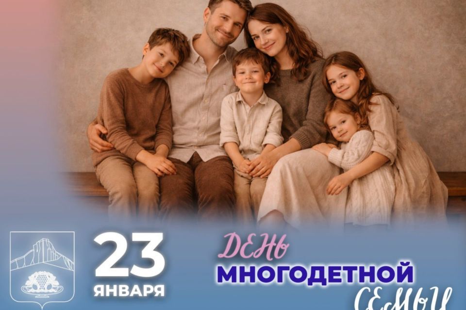 Поздравление главы администрации Белогорского района Дмитрия Чумакова с Днём многодетной семьи