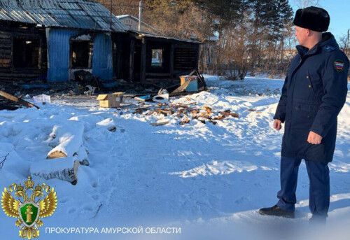 Двое детей были одни: в Амурской области по факту пожара в жилом доме проводится проверка