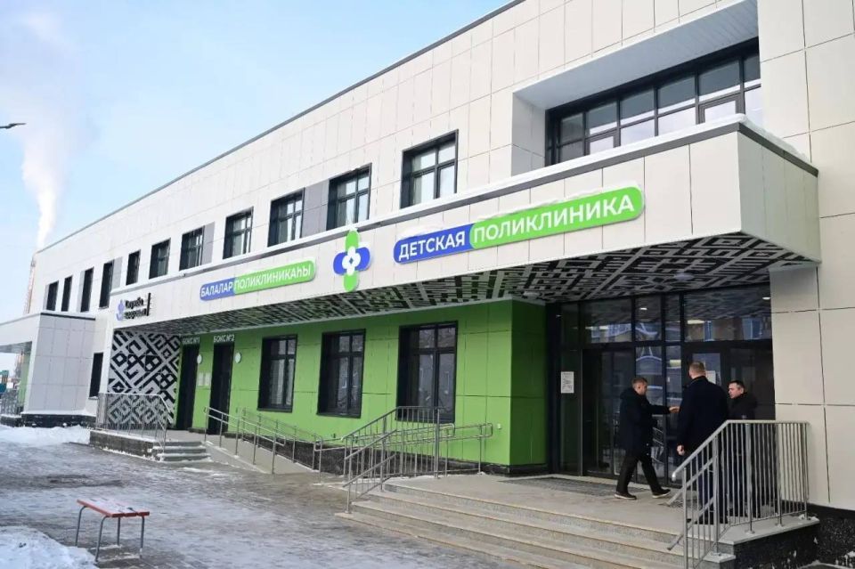 Глава Башкирии открыл новую детскую поликлинику