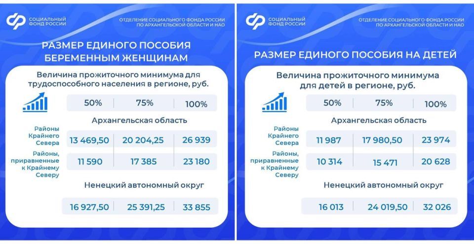 С 1 января увеличился размер единого пособия для семей с детьми и беременных женщин