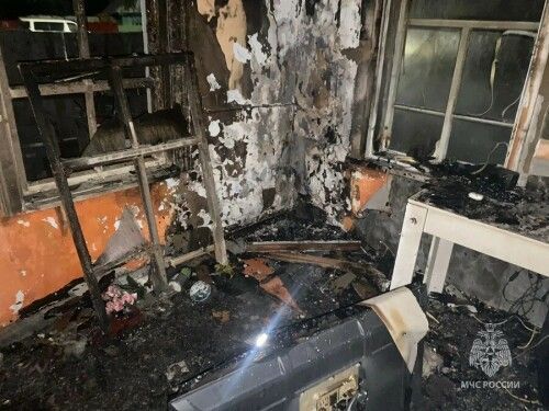 В Свободном загорелась квартира многодетной семьи. Извещатели у них были