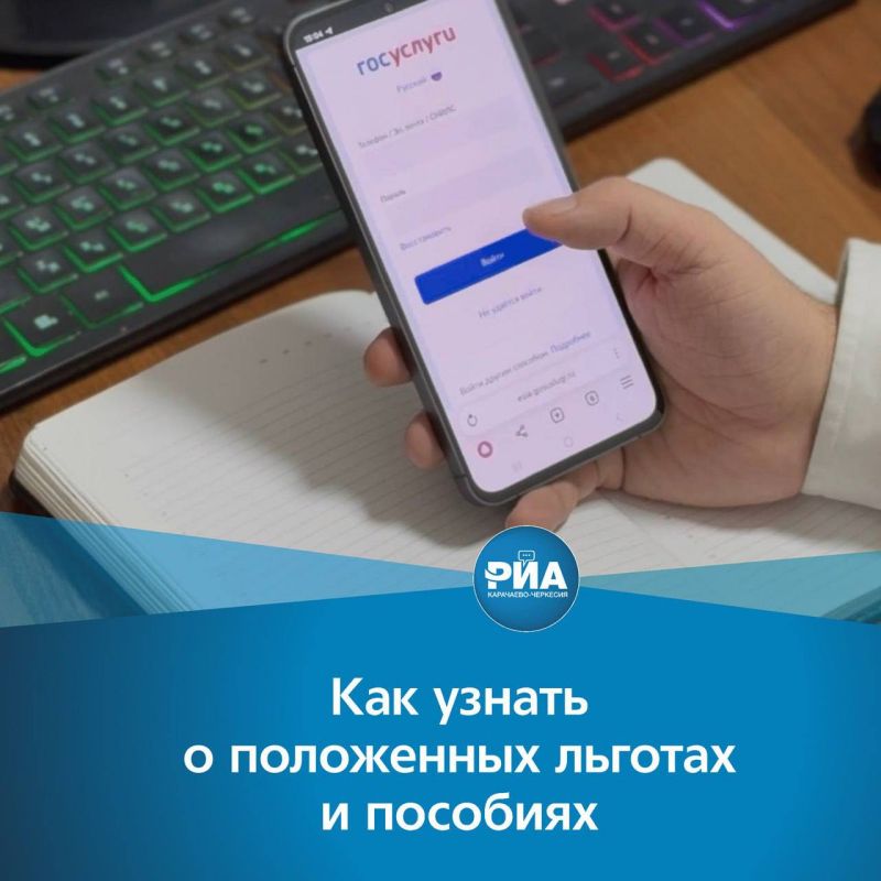 Информацию о доступных мерах господдержки можно получать через Госуслуги