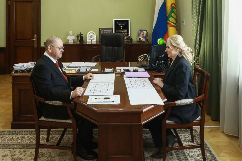 Олег Мельниченко рассказал Ольге Кривонос о мерах, принятых для стимулирования рождаемости