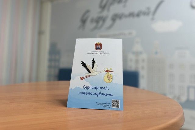 В Калининградской области ввели выплату десять тысяч рублей при рождении ребёнка