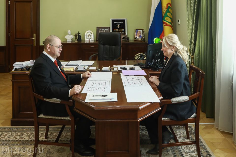 Олег Мельниченко провел рабочую встречу с Ольгой Кривонос