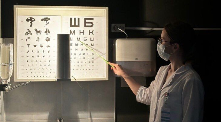 50 детям с заболеваниями глаз помог кабинет охраны зрения ОКБ №2